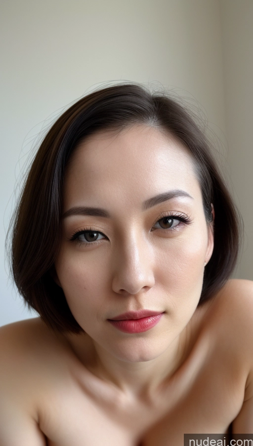 related ai porn images free for Woman One Fairer Skin 30s Skin Detail (beta) Close-up View Lipstick Beautiful Huge Boobs Japanese Bobcut Black Hair