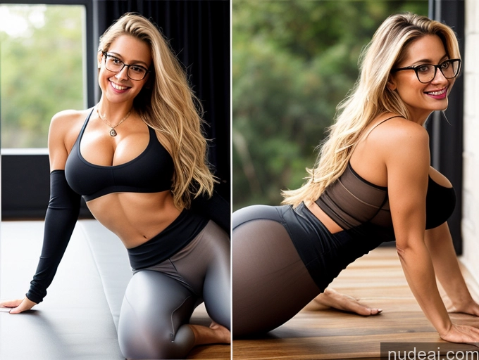 related ai porn images free for Woman One Perfect Boobs Glasses Lipstick Big Ass Abs Big Hips Perfect Body Long Hair Tanned Skin 30s Blonde Swedish Transparent Jewelry Bright Lighting Detailed Front View Laughing Yoga Pants Spreading Legs