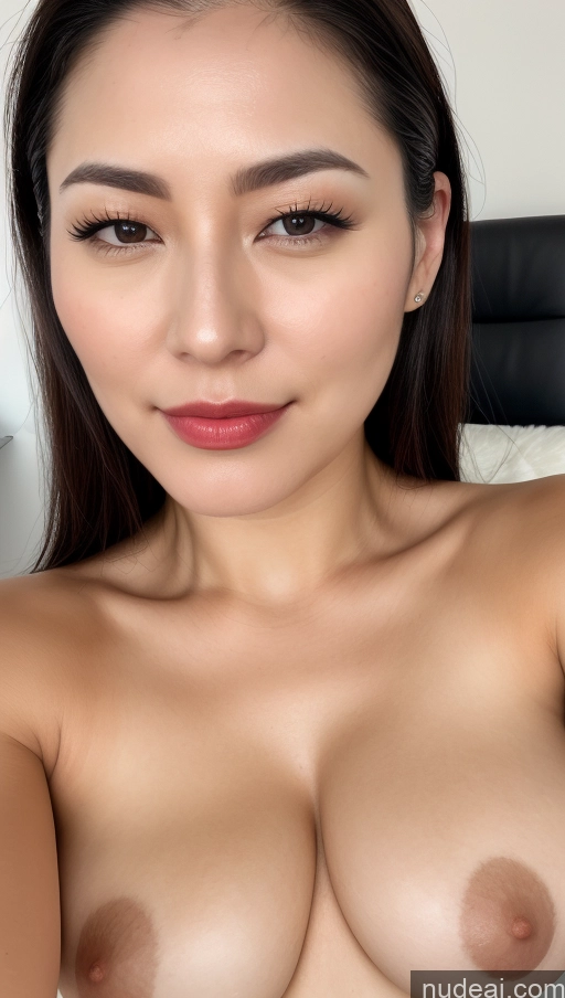 related ai porn images free for Woman One Beautiful Lipstick Fairer Skin 30s Black Hair Skin Detail (beta) Close-up View Office Detailed Korean Slicked Busty Perfect Boobs