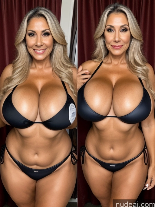 related ai porn images free for Milf One Busty Huge Boobs Tanned Skin 70s Front View Microkini Thong Brazilian Vampire Lab Coat