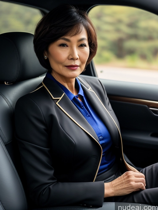 related ai porn images free for Milf Two Perfect Body Perfect Boobs Beautiful 70s Sexy Face Short Hair Chinese Car Bra Jacket Suit Stylish Secretary Professor Dark Lighting Cleavage