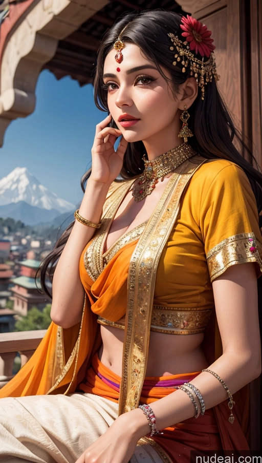 Woman Beautiful Indian Kathmandu Pakistani Dress