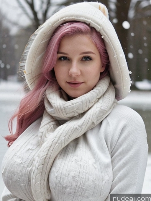 related ai porn images free for Huge Boobs Perfect Boobs Fairer Skin 18 Sexy Face Long Hair British Fur Jeans Sweater Scarf Snow Pink Hair