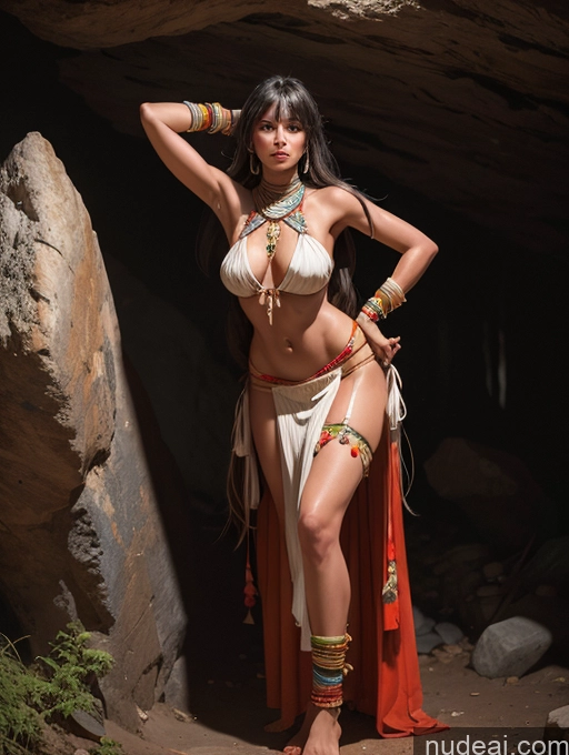 related ai porn images free for Tanned Skin Native American Traditional Tribal Detailed Cave Long Skirt Thong Fantasy Style Jeff Easley Fr4z3tt4 Bangs Perfect Body Big Hips