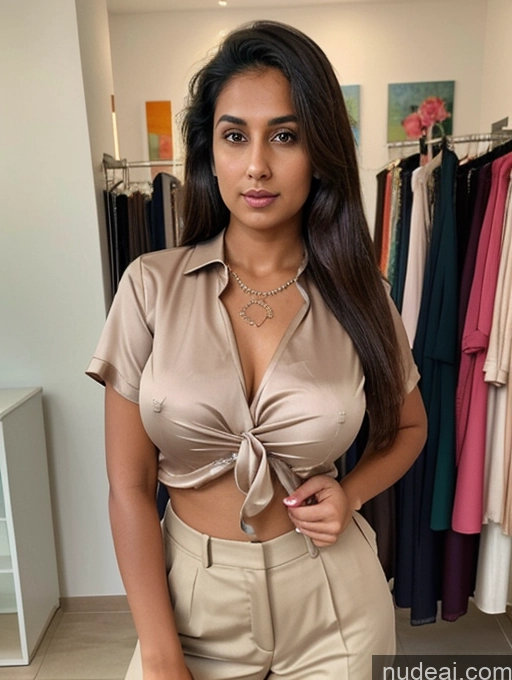 related ai porn images free for Indian Shocked Tanned Skin Short Jewelry Sari Thick Big Hips Busty Changing Room Blouse