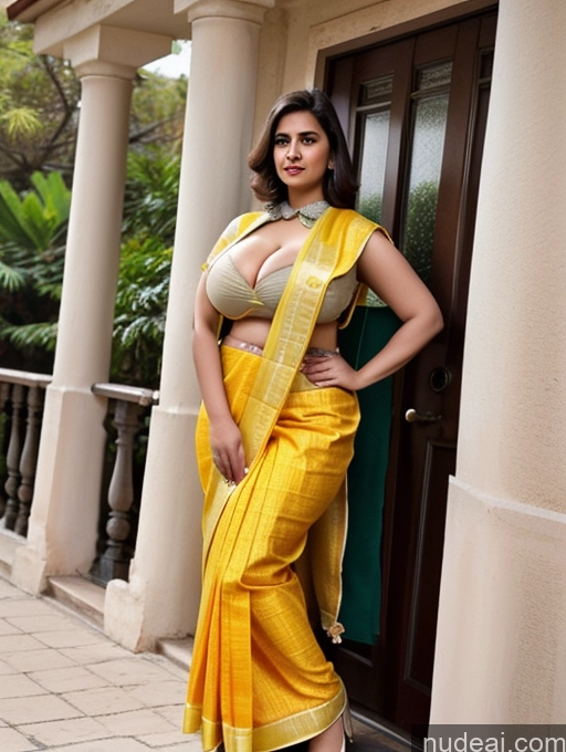 related ai porn images free for Busty Huge Boobs Big Ass Fat 50s Brunette Bobcut Indian Sari Woman + Man