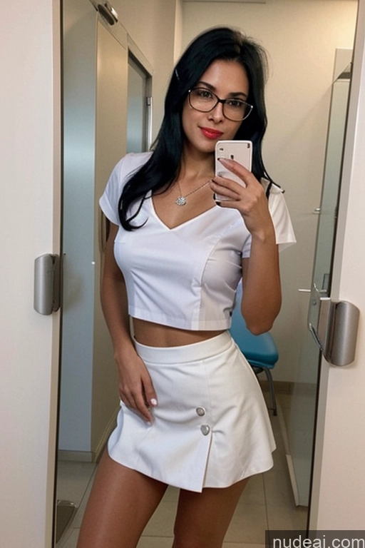 related ai porn images free for Woman One Tanned Skin Perfect Body Short Lipstick Beautiful Perfect Boobs 20s Seductive Black Hair Long Hair Latina Hospital Front View Blowjob Blouse Nurse Micro Skirt Diamond Jewelry Glasses