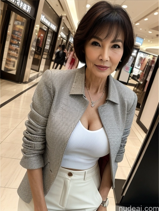 related ai porn images free for Milf Perfect Boobs Perfect Body Beautiful 70s Chinese Mall Blouse Bra Jacket Casual Suit Stylish Secretary Professor Cleavage Detailed Two Short Hair