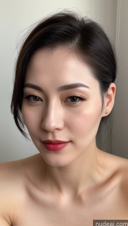 related ai porn images free for One Lipstick Fairer Skin Close-up View Woman Beautiful 30s Black Hair Small Tits Slicked Korean Skin Detail (beta)