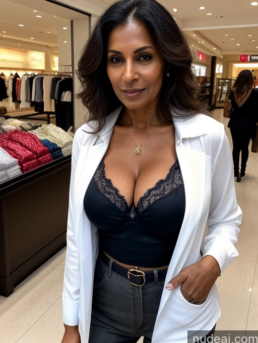 related ai porn images free for Milf Two Perfect Boobs Perfect Body Dark Skin 70s Indian Mall Blouse Bra Casual Jacket Professor Secretary Shirt Stylish Suit Cleavage Dark Lighting Detailed Sexy Face