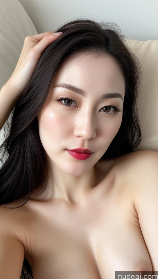 related ai porn images free for One Lipstick Fairer Skin Close-up View Woman Beautiful 30s Black Hair Small Tits Slicked Korean