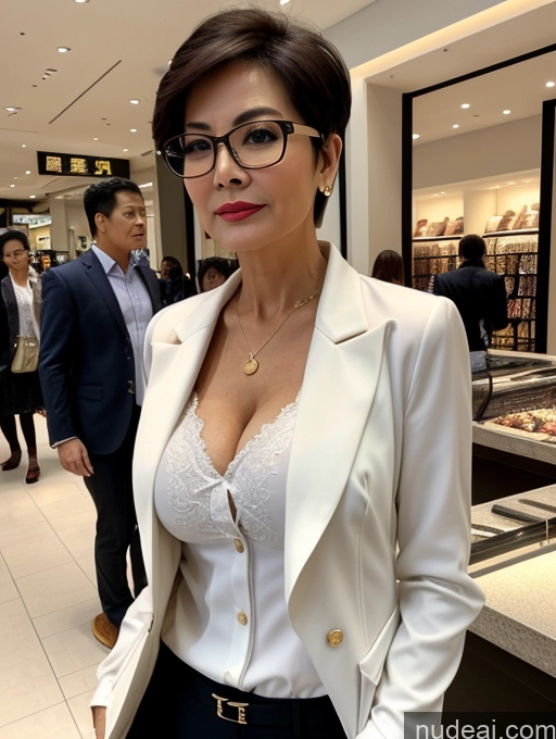 related ai porn images free for Milf Perfect Boobs Beautiful Glasses Perfect Body 60s Seductive Pixie Chinese Mall Blouse Casual Jacket Professor Secretary Shirt Stylish Suit Cleavage Detailed Sexy Face