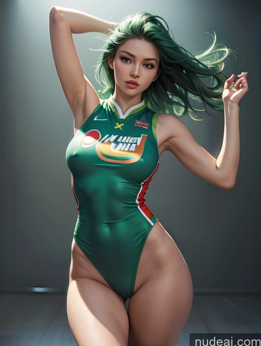 related ai porn images free for Model Two Big Ass Skinny Perfect Body Beautiful Perfect Boobs Vietnamese Transparent Basketball Green Hair Simple Jumping