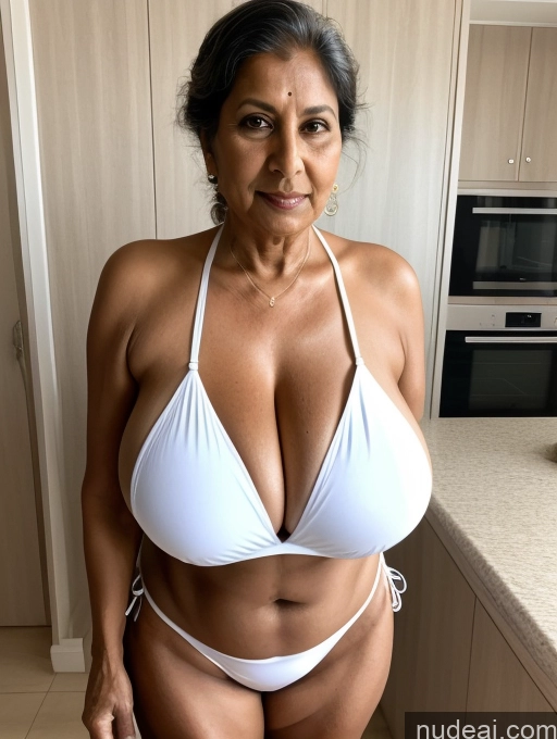 related ai porn images free for Milf One Busty Huge Boobs Tanned Skin 70s Indian Front View Maid Microkini Thong