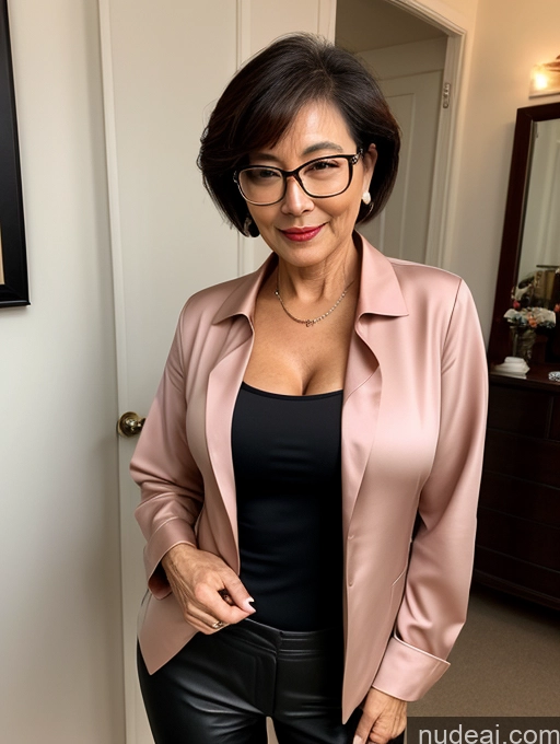 related ai porn images free for Milf Perfect Boobs Beautiful Glasses Perfect Body 60s Seductive Pixie Chinese Party Blouse Casual Jacket Professor Secretary Shirt Stylish Suit Cleavage Detailed Sexy Face