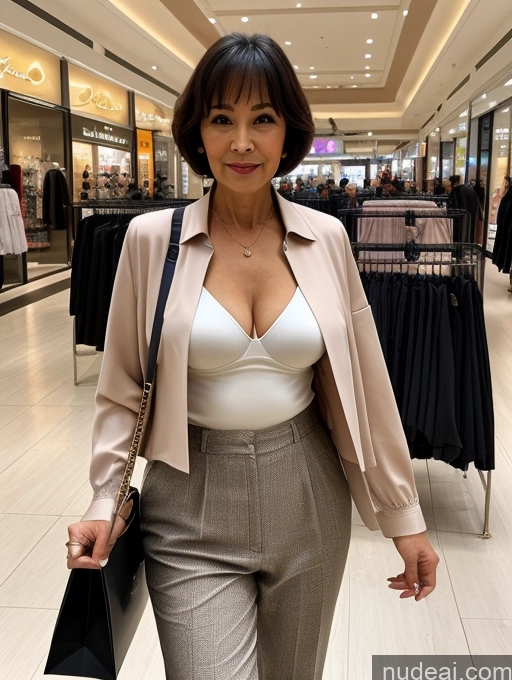 related ai porn images free for Milf Two Perfect Boobs Beautiful Perfect Body Short Hair 70s Chinese Mall Blouse Bra Casual Jacket Professor Secretary Shirt Stylish Suit Cleavage Detailed Sexy Face