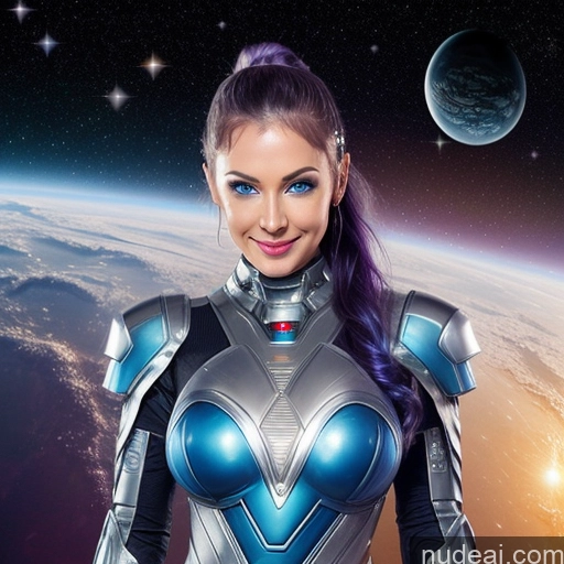 related ai porn images free for Deep Blue Eyes Art By Mooncryptowow Superhero 30s Ahegao Happy Space Suit Transparent Cyborg Perfect Boobs Sci-fi Armor Diamond Jewelry Purple Hair Ponytail Nigerian