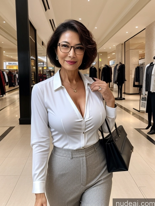 related ai porn images free for Milf Perfect Boobs Perfect Body Short Hair 70s Chinese Mall Blouse Bra Casual Jacket Professor Secretary Shirt Stylish Suit Cleavage Detailed