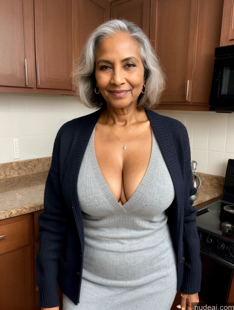 related ai porn images free for Milf Two Perfect Boobs Perfect Body Dark Skin 70s Indian Kitchen Jacket Jeans Professor Secretary Stylish Sweater Cleavage Partially Nude Detailed