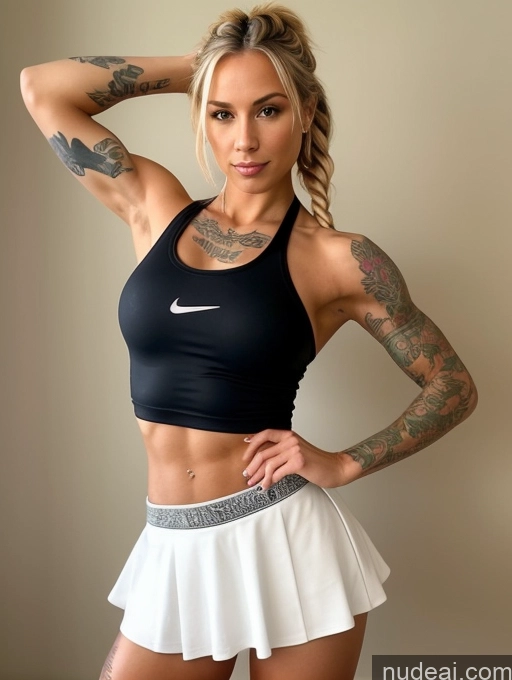 related ai porn images free for One Lipstick Skinny Perfect Body Beautiful 20s Braided Seductive Perfect Boobs Tattoos Blonde British Muscular Abs Athlete Short Small Tits Big Hips Thick Tanned Skin T-pose Micro Skirt