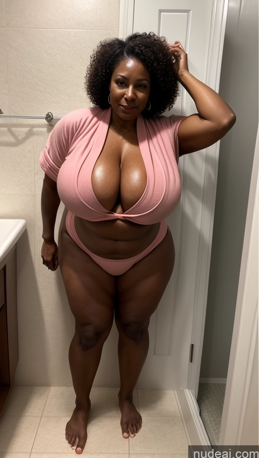 related ai porn images free for Milf Busty Huge Boobs Beautiful Muscular Big Ass Thick Big Hips Tall Dark Skin 50s T-pose Detailed Sexy Face Ginger Tattoos Curly Hair Seductive Bikini Bathroom Bathrobe Front View Black