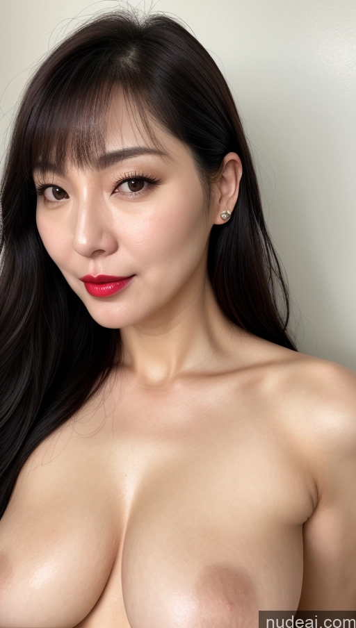 related ai porn images free for Woman One Busty Beautiful Lipstick 40s Black Hair Korean Close-up View Slicked Fairer Skin