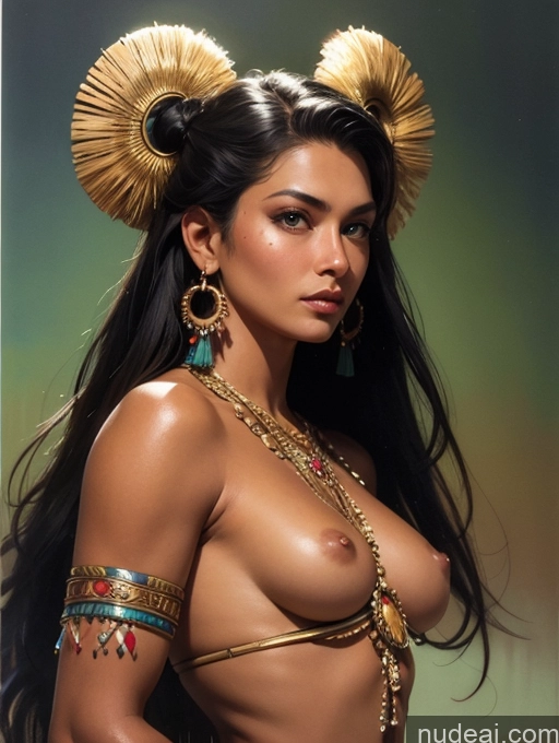 related ai porn images free for Tanned Skin Front View Traditional Art By Boris Vallejo Boris Vallejo Art Style Polynesian