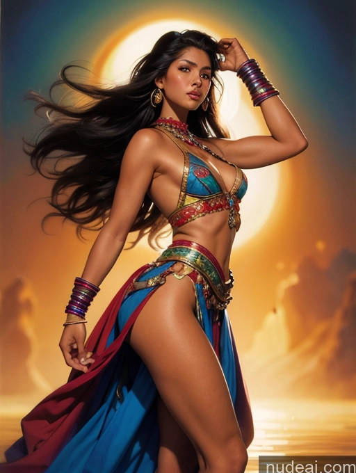 related ai porn images free for Tanned Skin Front View Traditional Art By Boris Vallejo Boris Vallejo Art Style Filipina Long Hair