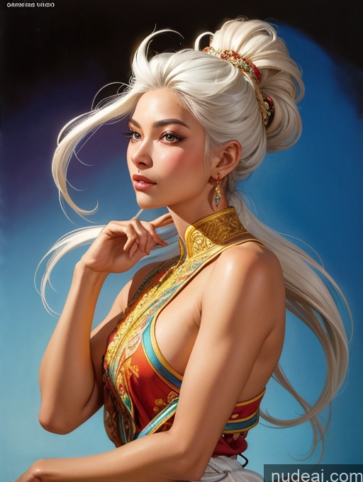 related ai porn images free for Tanned Skin Front View Traditional Art By Boris Vallejo Boris Vallejo Art Style Vietnamese White Hair