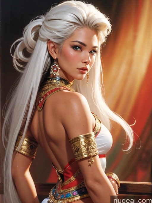 related ai porn images free for Tanned Skin Front View Traditional Art By Boris Vallejo Boris Vallejo Art Style White Hair Thai