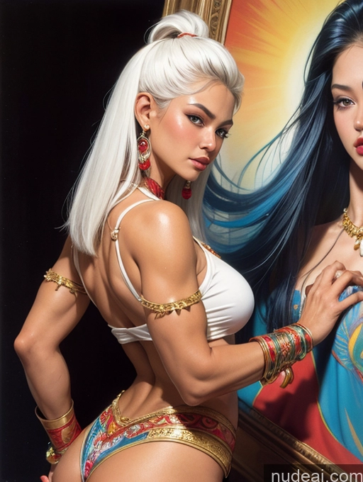 related ai porn images free for Tanned Skin Front View Traditional Art By Boris Vallejo Boris Vallejo Art Style White Hair Filipina