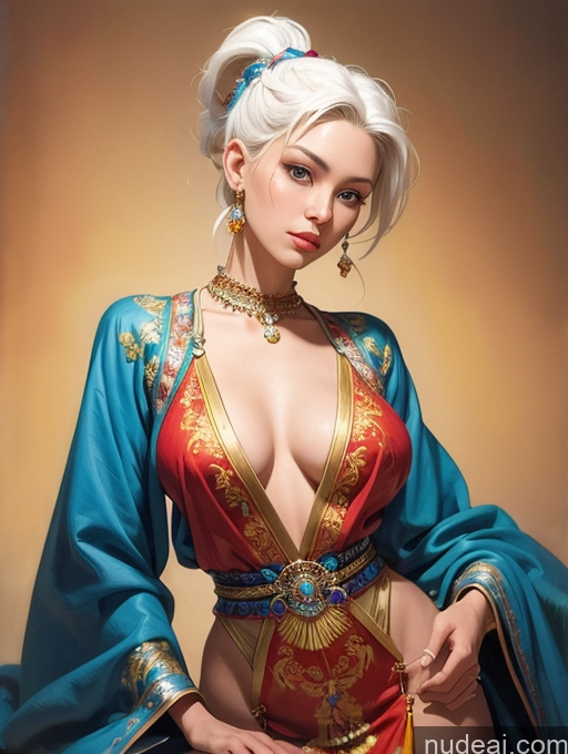 related ai porn images free for Traditional Art By Boris Vallejo Boris Vallejo Art Style White Hair Dynamic View Skinny Short Long Hair Makima, Braided Ponytail Cleavage Jewelry Vietnamese