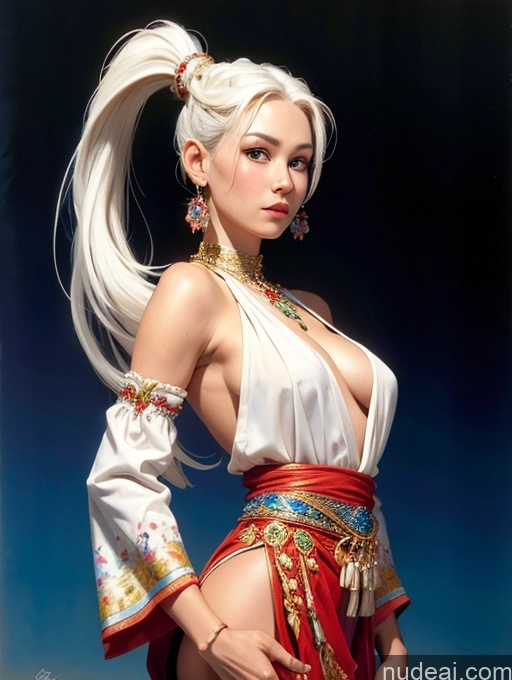 related ai porn images free for Traditional Art By Boris Vallejo Boris Vallejo Art Style White Hair Dynamic View Skinny Short Long Hair Makima, Braided Ponytail Cleavage Jewelry Vietnamese Beautiful