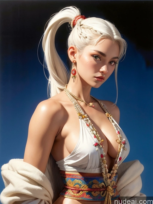 related ai porn images free for Traditional Art By Boris Vallejo Boris Vallejo Art Style White Hair Dynamic View Skinny Short Long Hair Makima, Braided Ponytail Cleavage Vietnamese