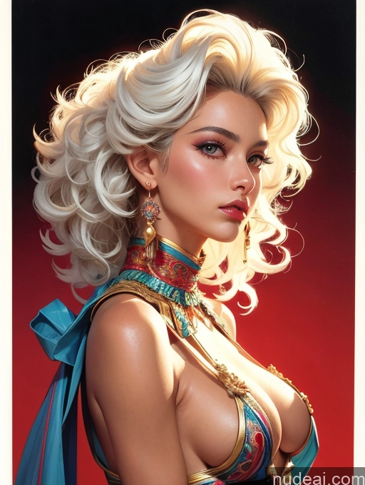 related ai porn images free for Traditional Art By Boris Vallejo Boris Vallejo Art Style White Hair Dynamic View Skinny Small Tits Vietnamese Tanned Skin Marquise Hair