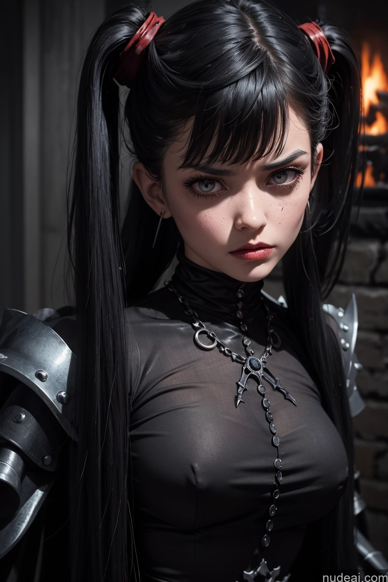 related ai porn images free for Shocked Angry Black Hair Dark Lighting Filipina Skinny 18 Small Tits Pigtails Goth Dark_Fantasy_Style Death Knight Medieval Alternative Witch Hell Detailed