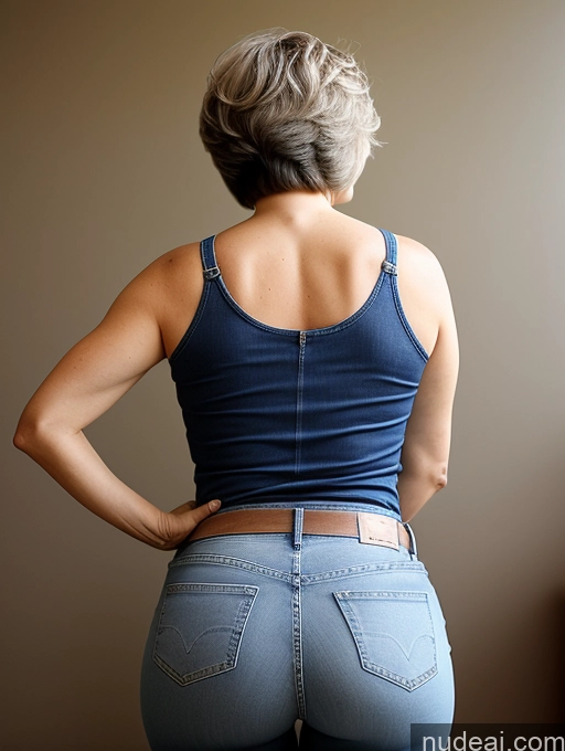 related ai porn images free for 70s Pixie Jeans Back View Bending Over