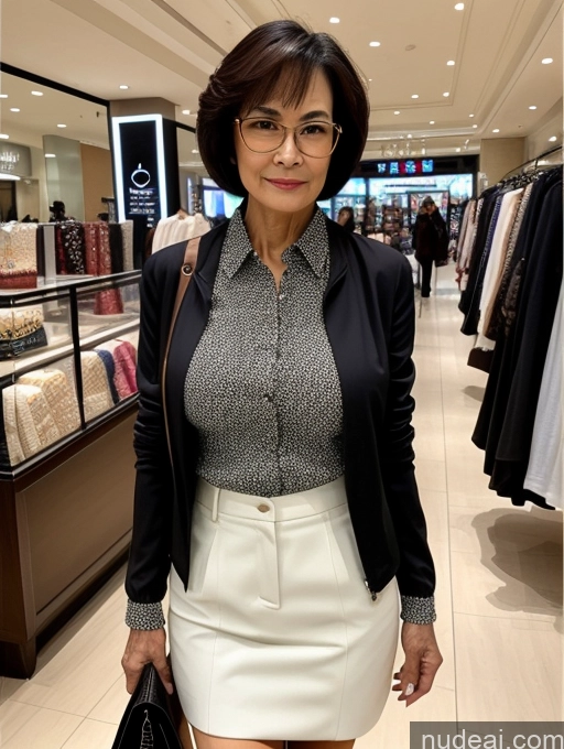 related ai porn images free for Milf Perfect Boobs Glasses Perfect Body Short Hair 70s Chinese Mall Blouse Bra Casual Jacket Professor Secretary Shirt Stylish Suit Cleavage Detailed