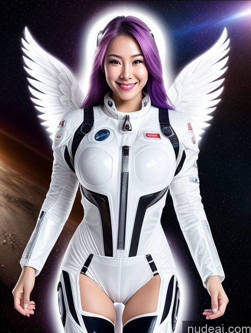 related ai porn images free for Cyborg One Perfect Boobs Small Tits Perfect Body 30s Happy Ahegao Purple Hair Thai Front View Angel Face Mask Space Suit Transparent