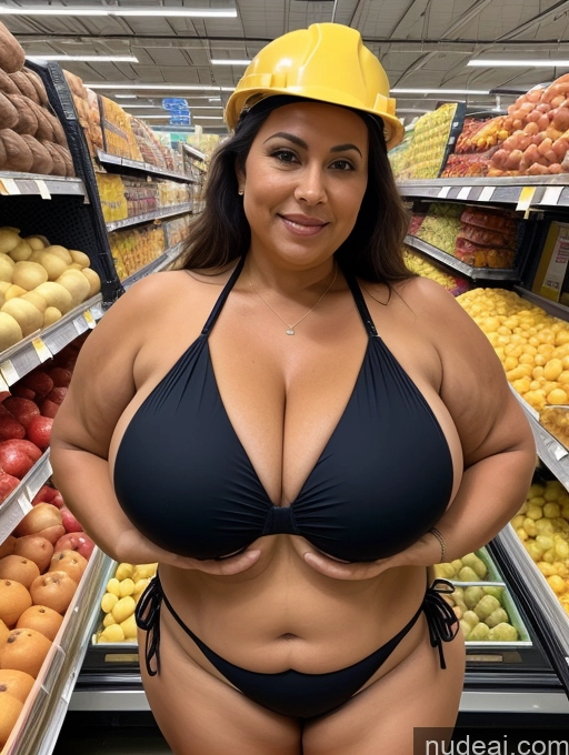 related ai porn images free for Milf One Busty Huge Boobs Tanned Skin Front View Microkini Thong 70s Thick Chubby Construction Worker Grocery