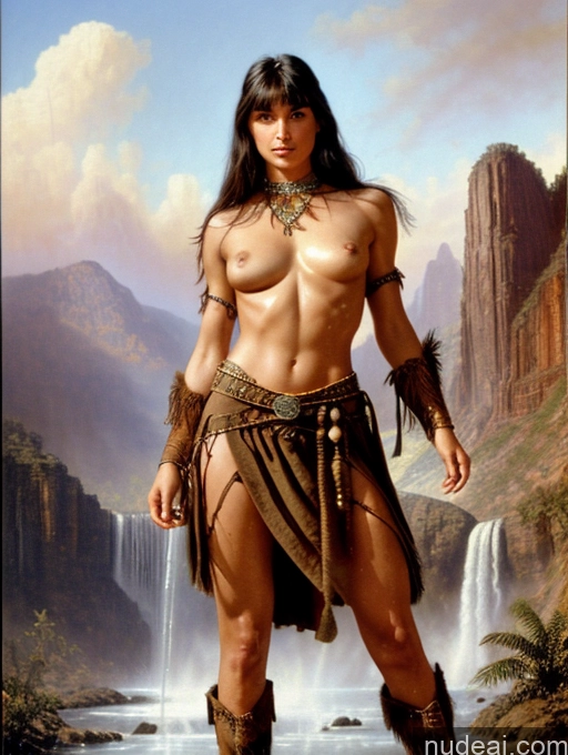 related ai porn images free for Beautiful Skinny Tanned Skin Bangs Vietnamese Long Skirt Traditional Jewelry Waterfall Forest Topless Woman Breasts Art By Boris Vallejo Boris Vallejo Art Style Cowgirl Outfit Barbarian Woman Battlefield Huge Tits, Hard Nipples Dynamic View 18 Abs