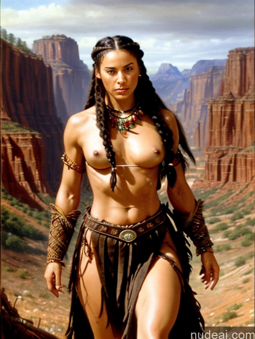 related ai porn images free for Beautiful Skinny Tanned Skin Long Skirt Traditional Jewelry Waterfall Forest Topless Woman Breasts Art By Boris Vallejo Boris Vallejo Art Style Barbarian Woman Battlefield Huge Tits, Hard Nipples Dynamic View Abs Dark Skin Native American Braided Cowgirl Outfit