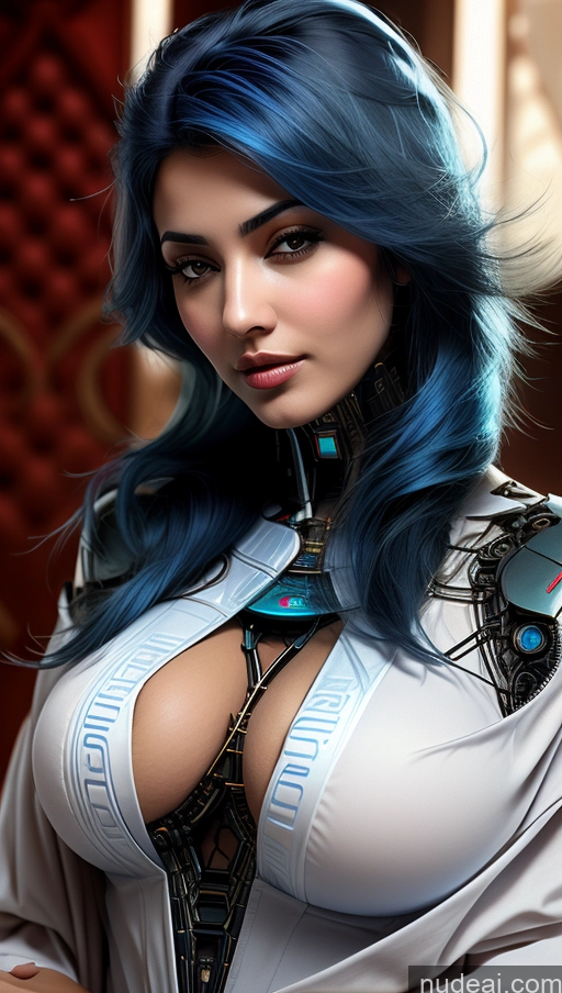 related ai porn images free for Busty Perfect Boobs Pubic Hair Tanned Skin Futuristicbot V2 Phoenixdress Huge Tits, Hard Nipples Blue Hair Persian