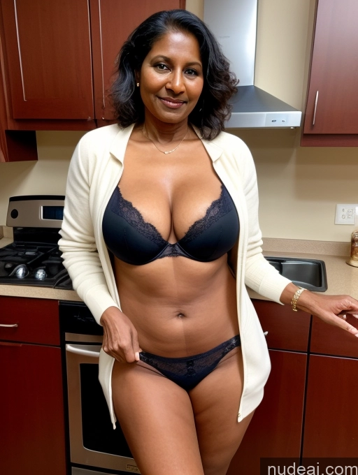 related ai porn images free for Milf Two Perfect Boobs Perfect Body Dark Skin 70s Indian Kitchen Bra Jacket Jeans Professor Secretary Cleavage Partially Nude Detailed