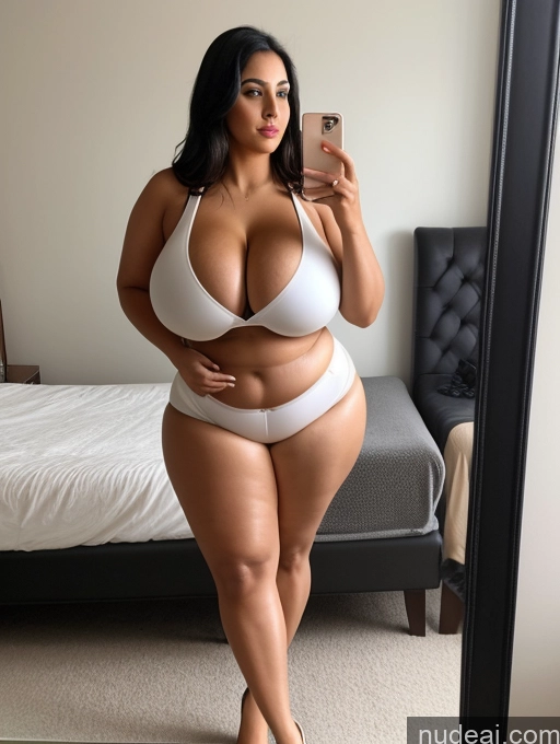 related ai porn images free for One Busty 20s Black Hair Indian Mirror Selfie Bedroom Front View High Heels Cleavage Huge Boobs Woman Tanned Skin Thick Chubby Lipstick Sexy Face Sports Bra