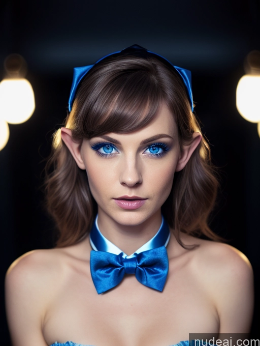 related ai porn images free for One Dark Lighting Detailed Deep Blue Eyes Bow Tie