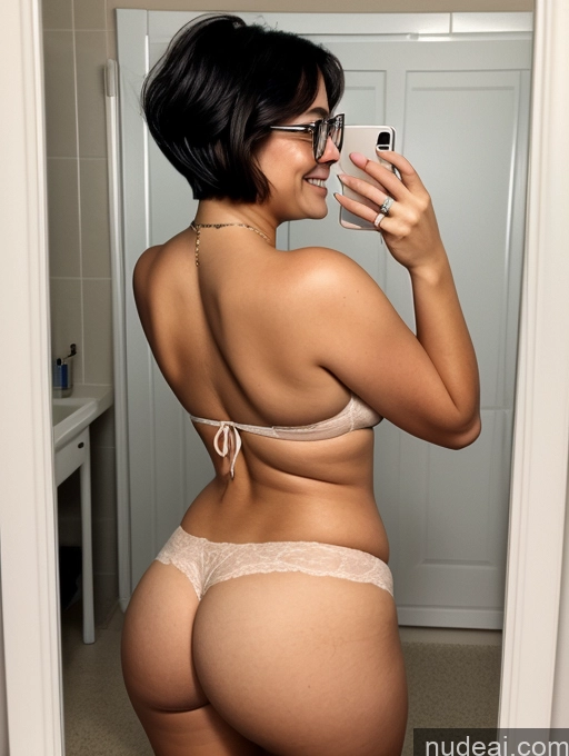 related ai porn images free for 20s Happy Black Hair Short Hair Latina Mirror Selfie Bathroom Big Ass Chubby Big Hips One Woman Glasses Small Tits Front View Spreading Legs Nude 90s