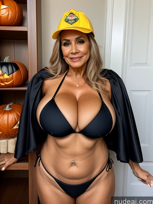 related ai porn images free for Milf 70s Front View Microkini Thong One Busty Huge Boobs Tanned Skin Thick Brazilian Halloween Witch Construction Worker