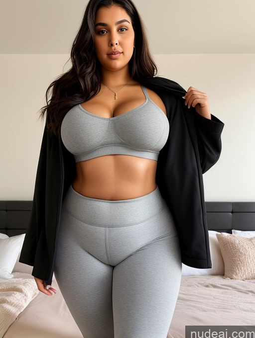 related ai porn images free for Woman Busty Perfect Boobs Beautiful Big Ass Chubby Thick Fat Big Hips Long Legs Perfect Body Tall 18 Black Hair Hair Bun Arabic Bedroom Yoga Pants Jacket Crop Top