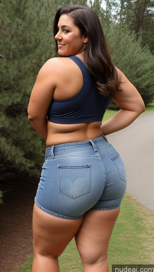 related ai porn images free for Big Ass Big Hips Athlete Jeans Short Shorts